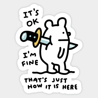 That's just how it is here - JoKoBo Sticker